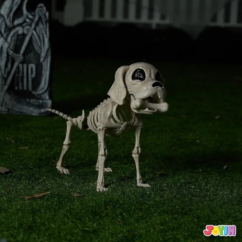 Realistic Posable Halloween Dog Skeleton With Movable Joints