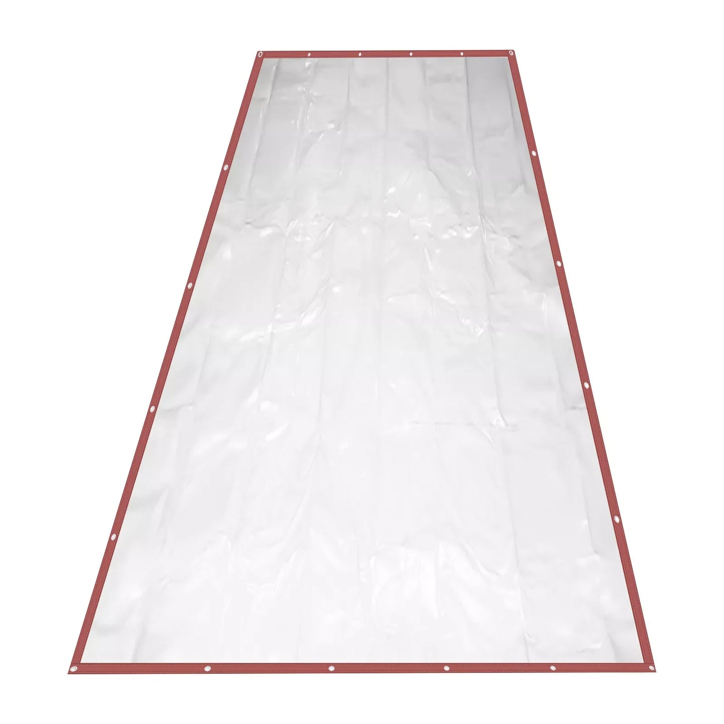 Clear Vinyl Awning Canopy Roll Up Patio Enclosure Waterproof