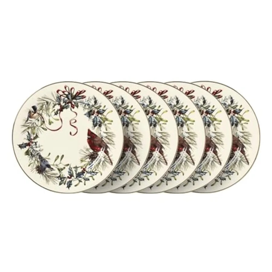 Winter Greetings Dinner Plate Set For Holiday Hosting