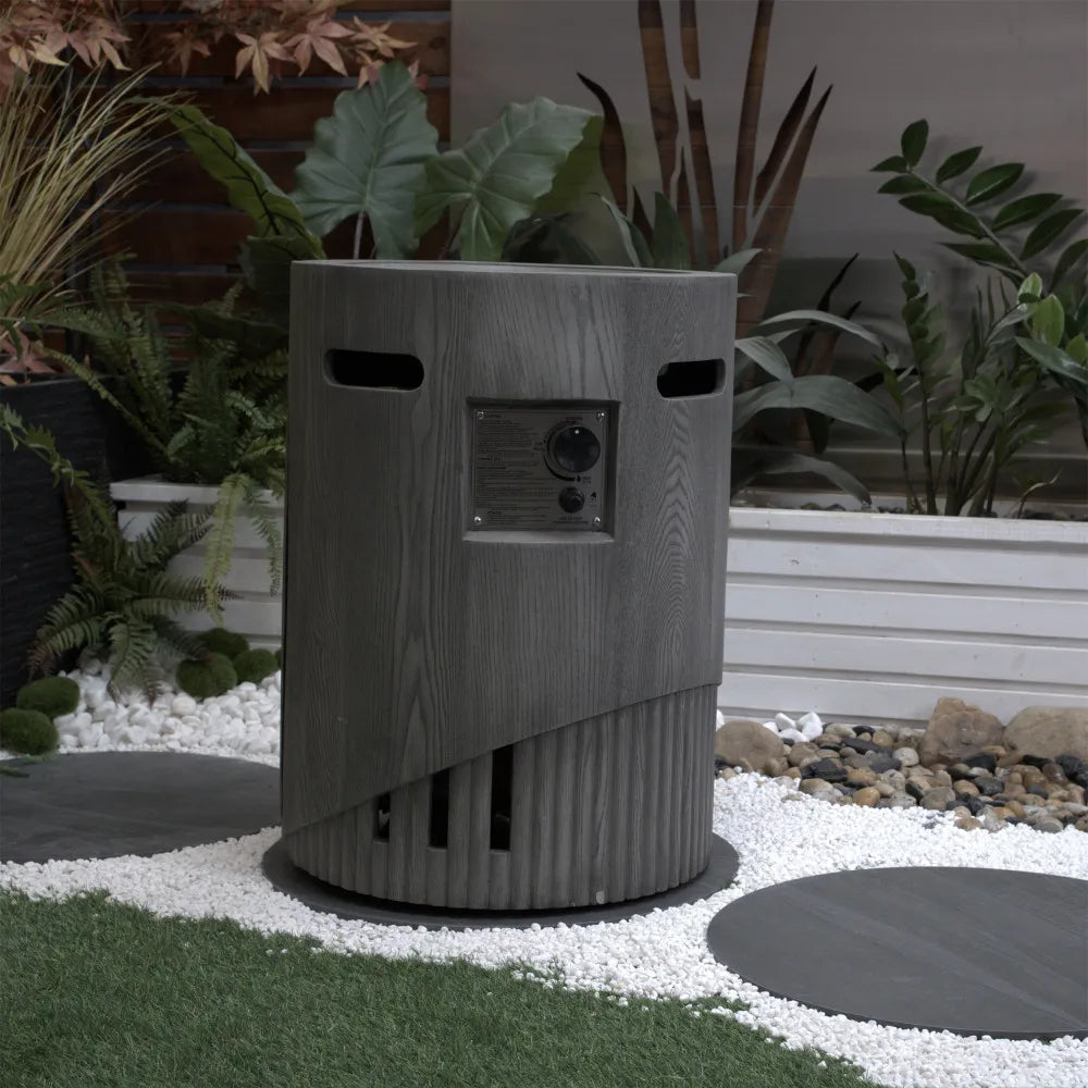32,000 BTU CSA Certified Gas Fire Pit With Lava Stone
