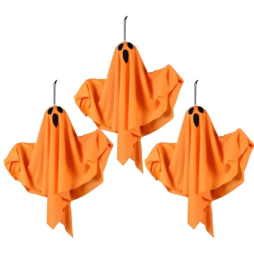 VKTECH Halloween LED Hanging Ghost Light Waterproof IP65 Door Decoration