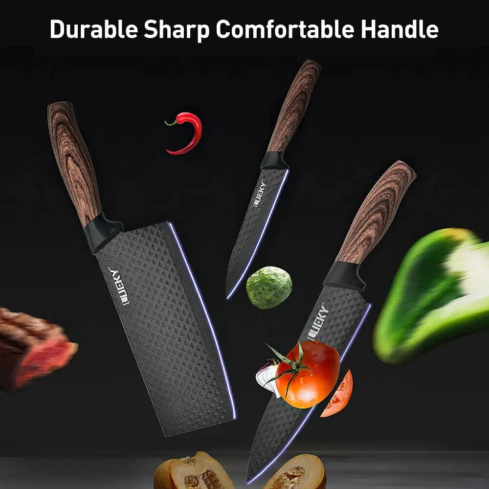 Stainless Steel Kitchen Knife Set 6-Piece With Fruit Knife