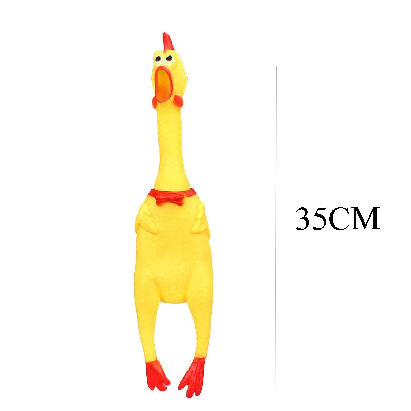 DKSTINYE Squeaky Chicken Pet Toy For Dogs Durable Chew Toy