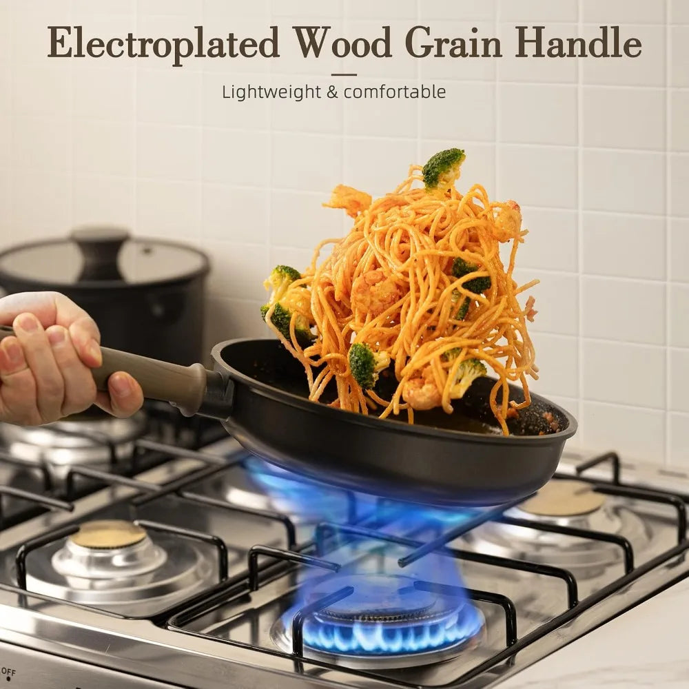 Nonstick Pots And Pans Set Titanium Induction Cookware PFOS Free