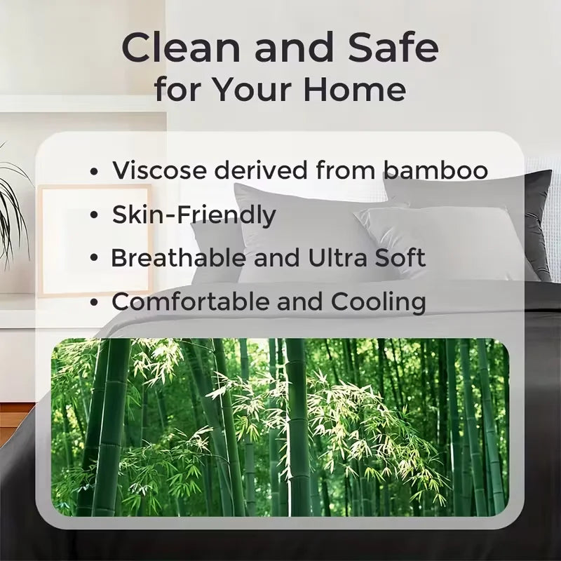 Bamboo Cooling Sheet Set For Children, Breathable And Comfortable