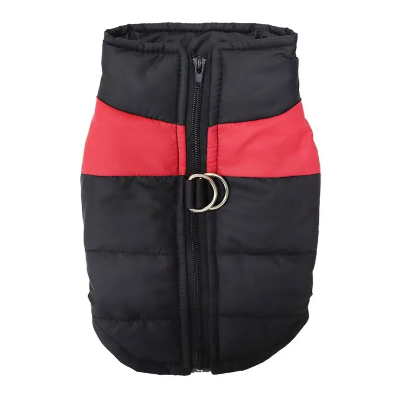 Waterproof Warm Dog Coat Padded Zipper Jacket Outfit