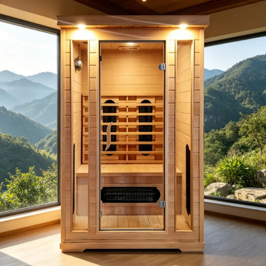 Portable Wooden Far Infrared Sauna House For Home Wellness