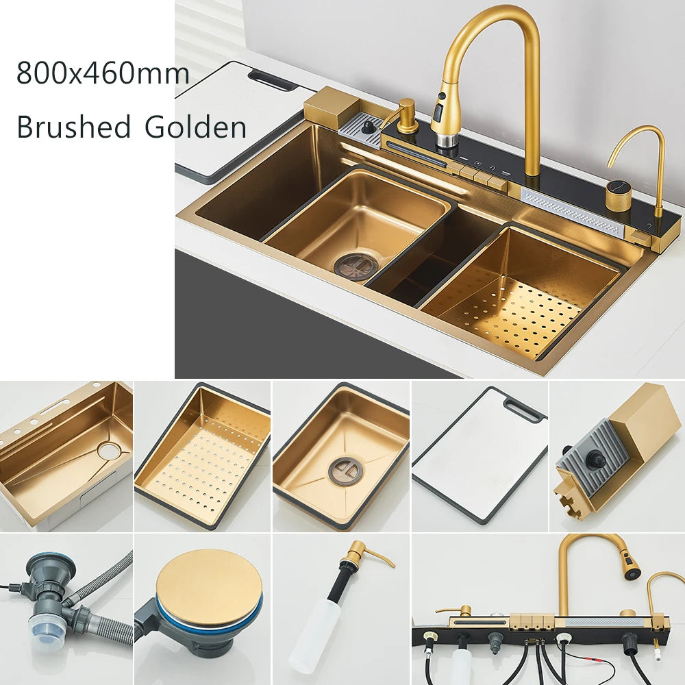 MYQualife Pia Smart Kitchen Sink Set With Digital Display Purifier