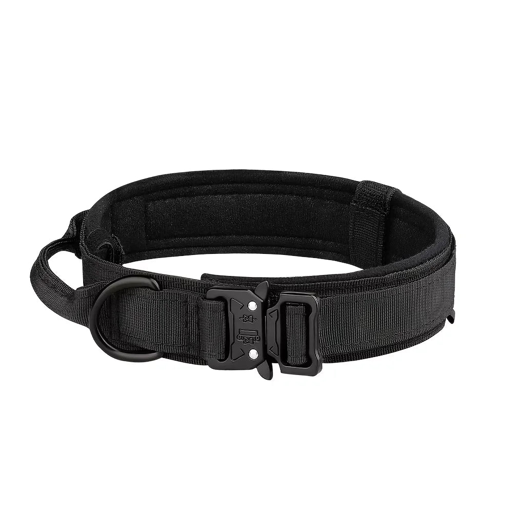 Dog Training Collar And Leash Set, Adjustable Tactical Collar