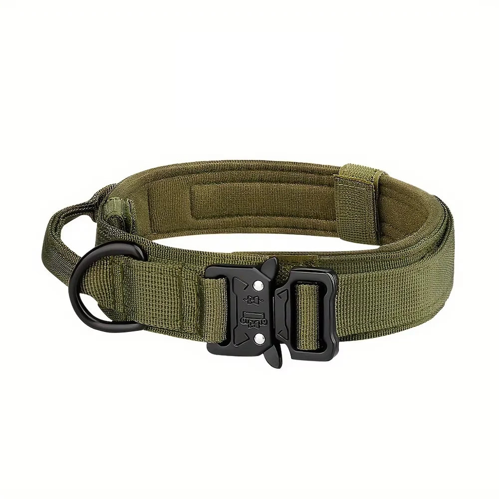 Dog Training Collar And Leash Set, Adjustable Tactical Collar
