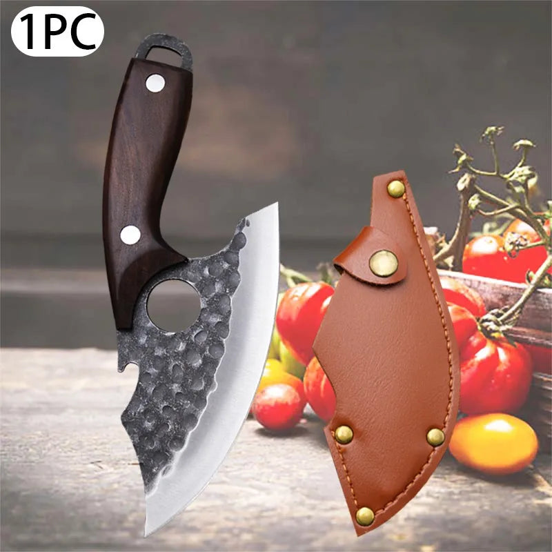 Stainless Steel Kitchen Knives Set 14 Piece Multipurpose