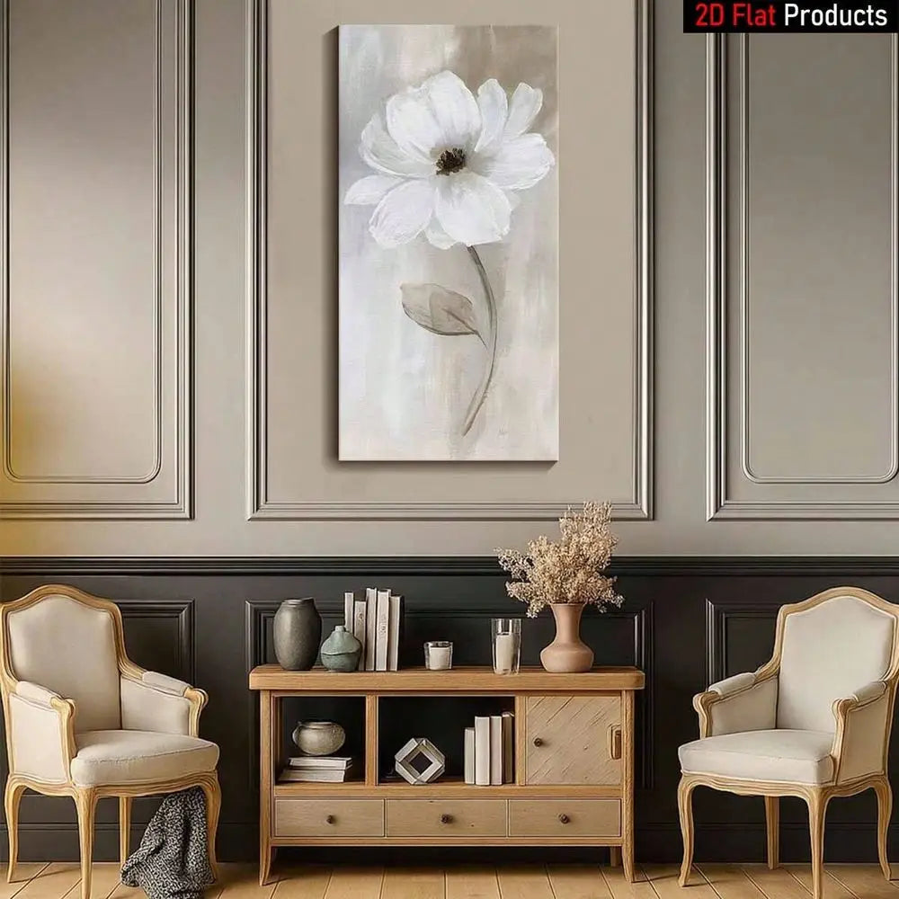 XMSJ Floral Canvas Wall Art Print