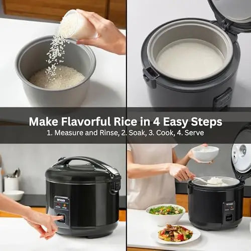 XMSJ Rice Cooker JNP S18U KY White Nonstick Inner Pot