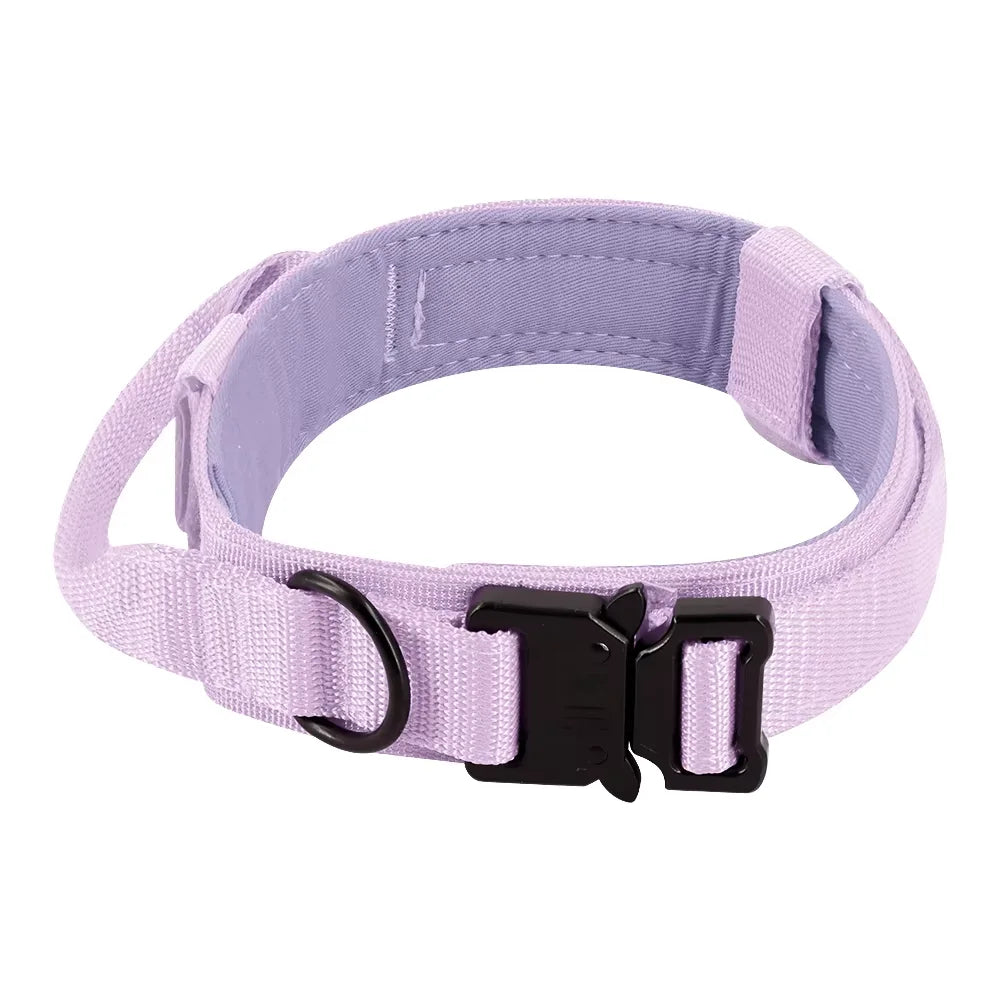 Dog Training Collar And Leash Set, Adjustable Tactical Collar