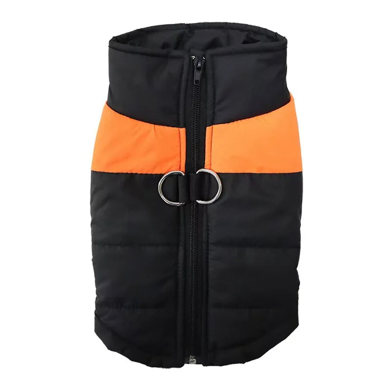 Waterproof Warm Dog Coat Padded Zipper Jacket Outfit