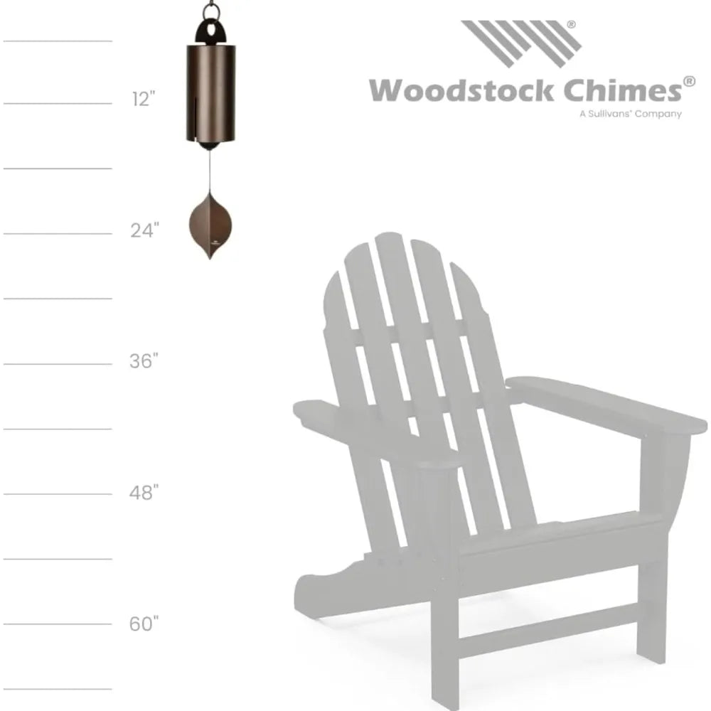 Wind Chime Deep Tone Outdoor Garden Patio Decor Enhances Tranquility