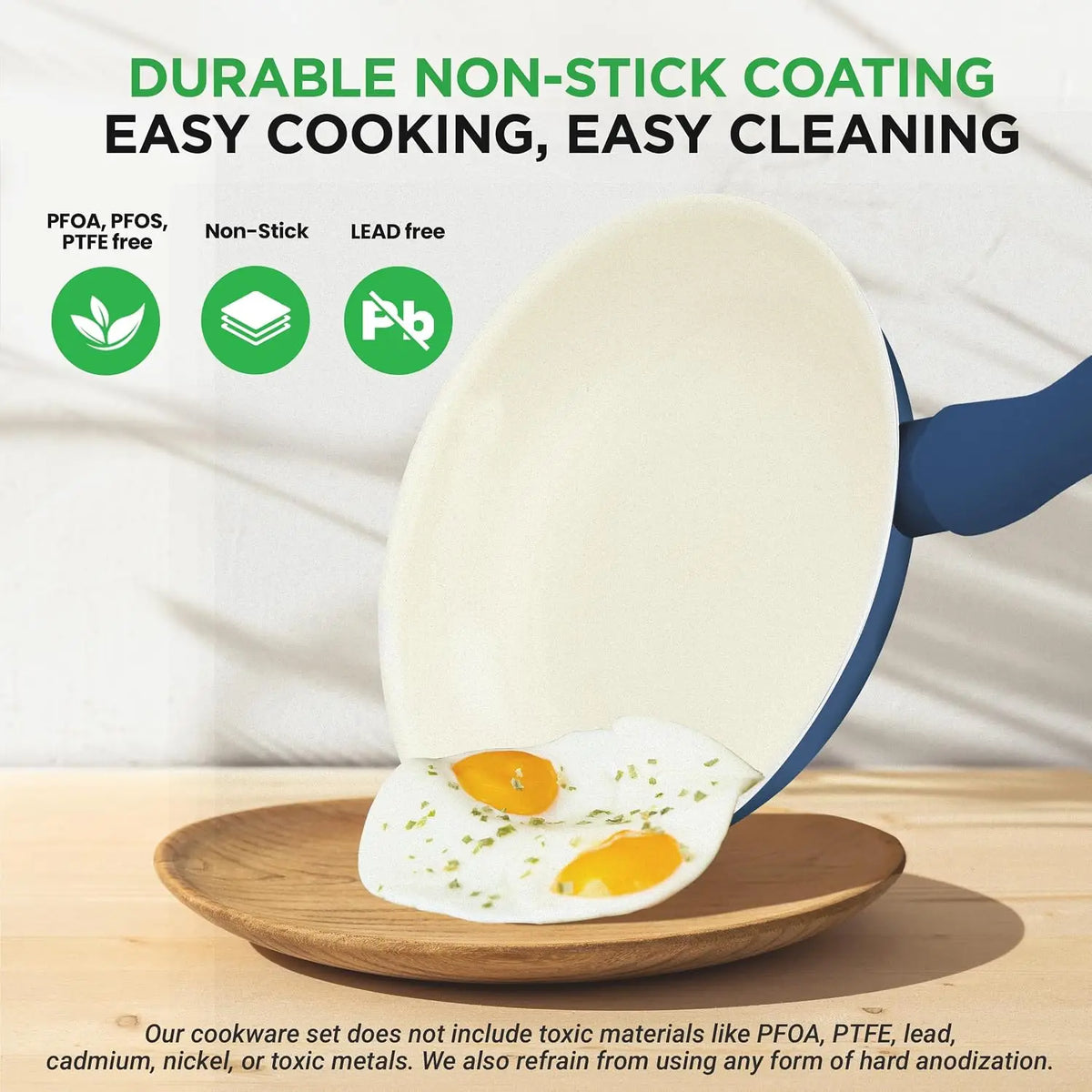 Professional Ceramic Nonstick Cookware And Bakeware Set