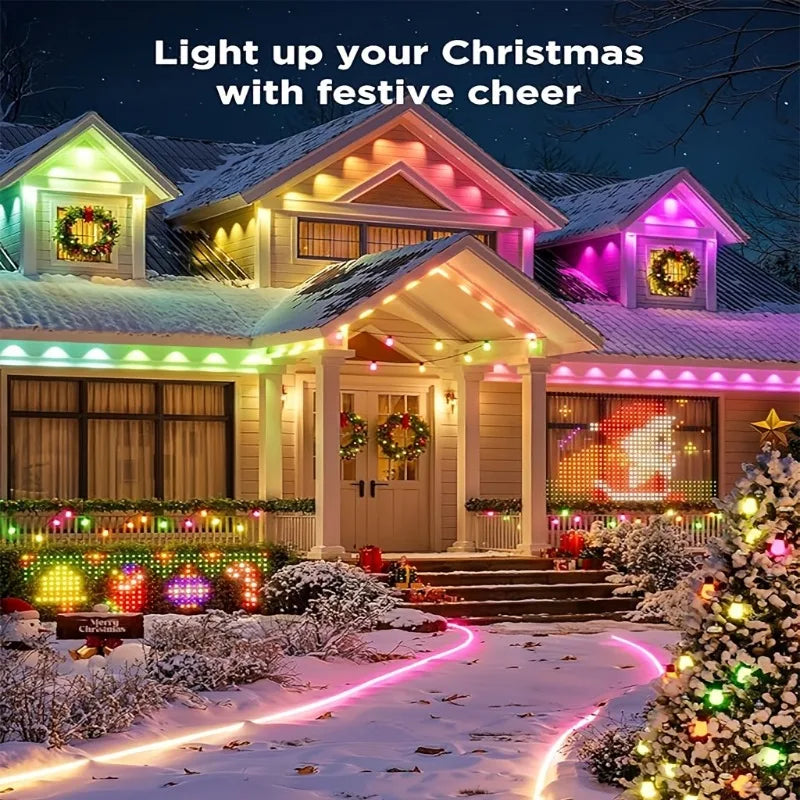 MIMIRGB Smart RGBIC Permanent Outdoor Lights With 75 Scene Modes