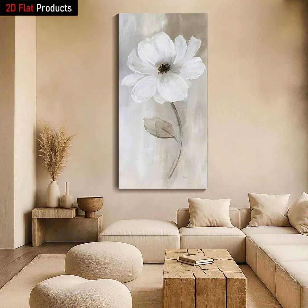 XMSJ Floral Canvas Wall Art Print