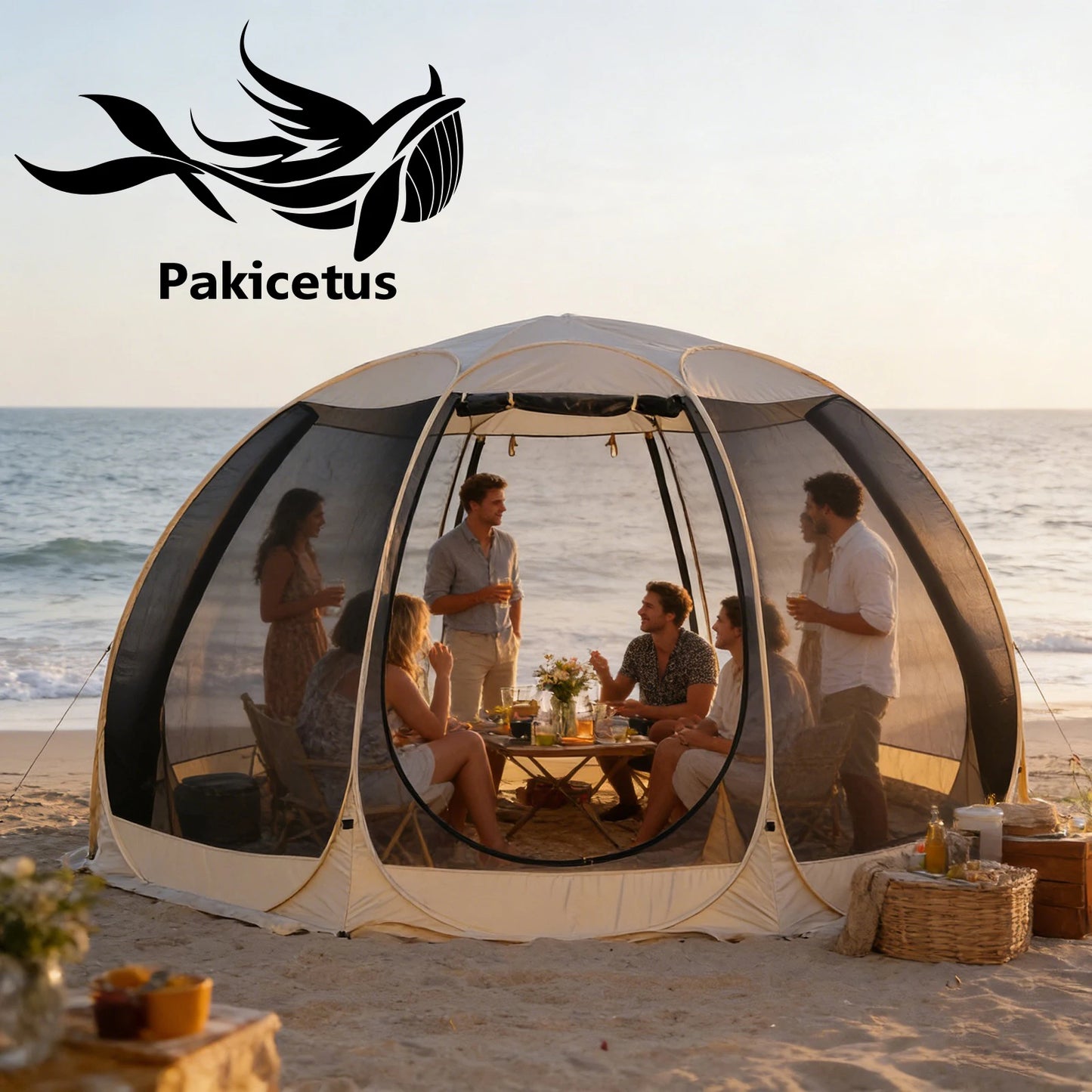 Pakicetus Instant Pop Up Screen Tent Mosquito Proof Outdoor Shelter