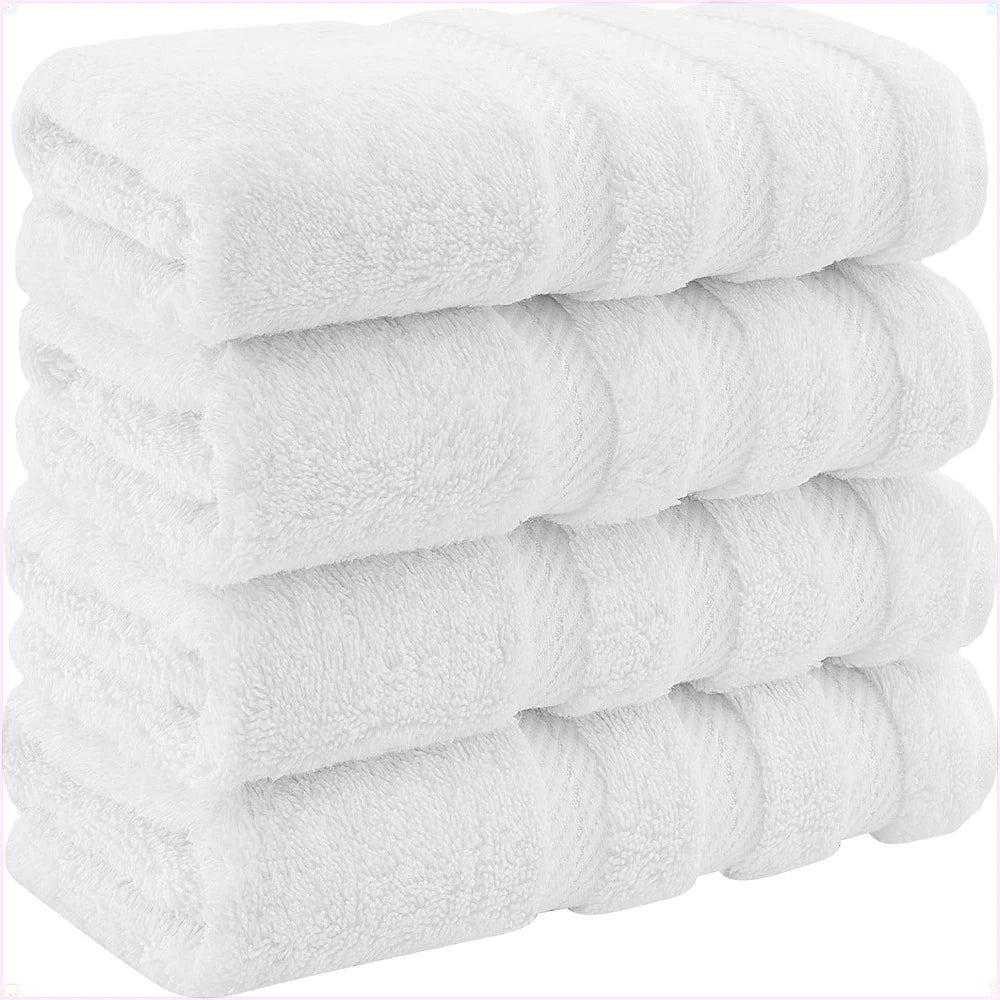 Turkish Cotton Bath Towels Four-Piece Set For Kitchen And Bath
