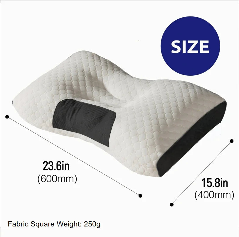 UfistCN Massage Neck Pillow Ergonomic Orthopedic Contour Support