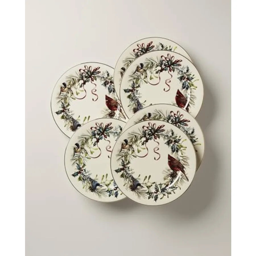 Winter Greetings Dinner Plate Set For Holiday Hosting
