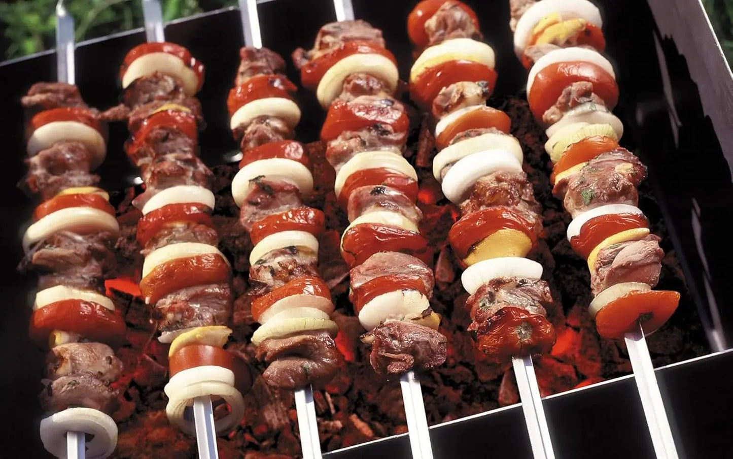 Metal Grilling Skewers Set For Kabobs Reusable BBQ