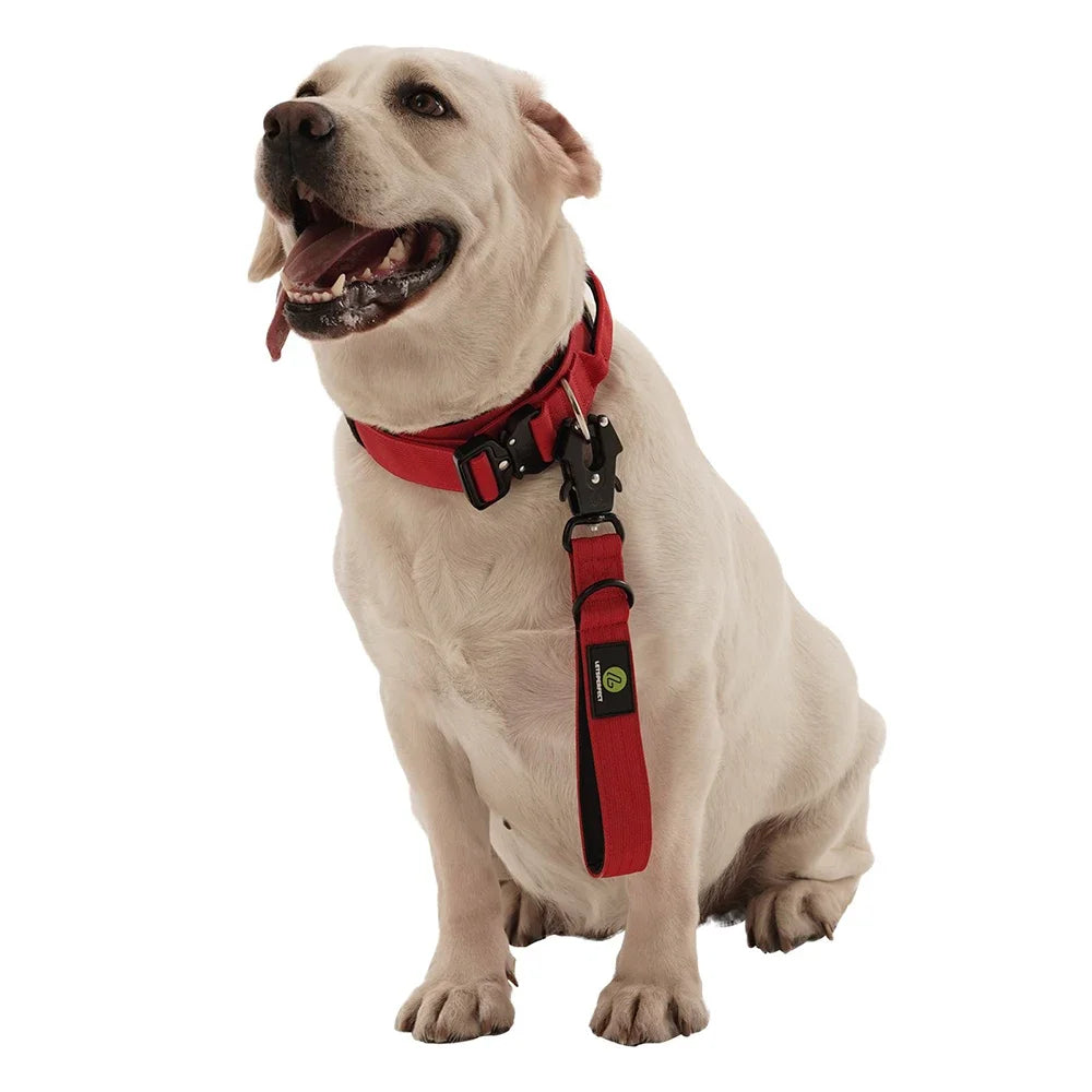 Short Dog Leash With Padded Handle Heavy Duty Nylon Traffic