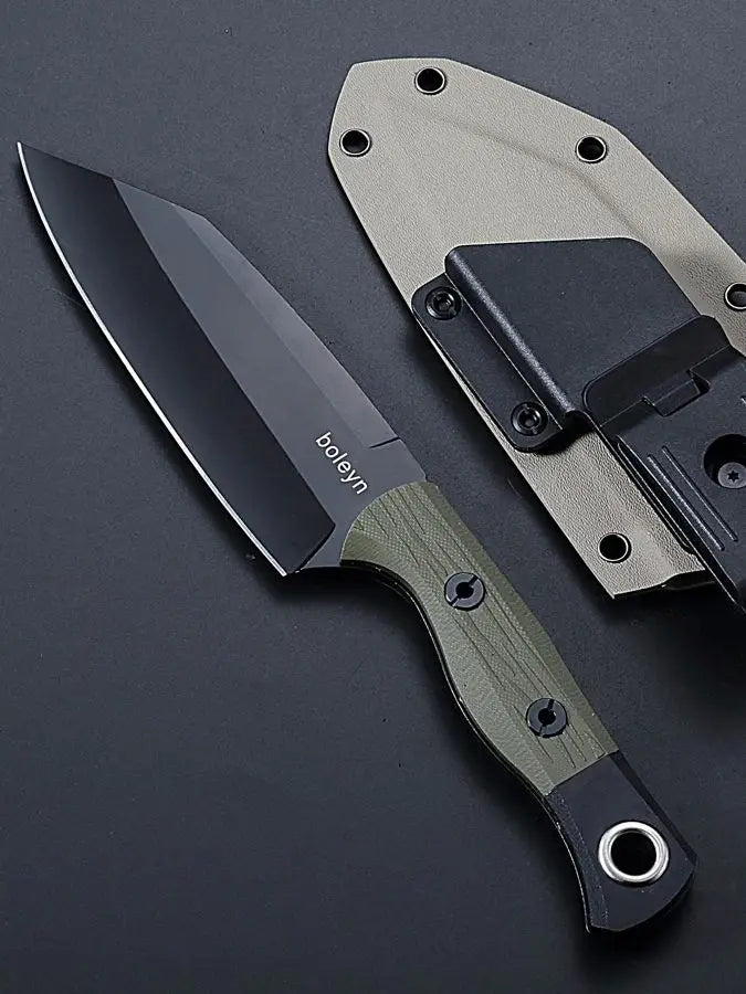 7RC13 High Carbon Stainless Steel Dual-Use Knife G10 Handle