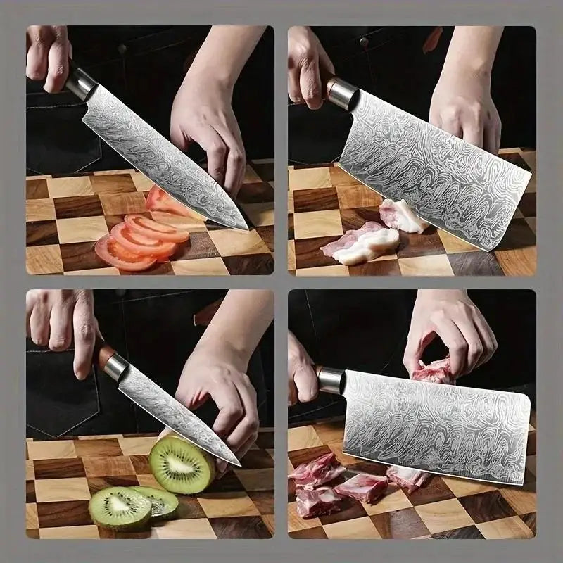 Feature Japanese Kitchen Knife Set Multi-Function Chef's Knife