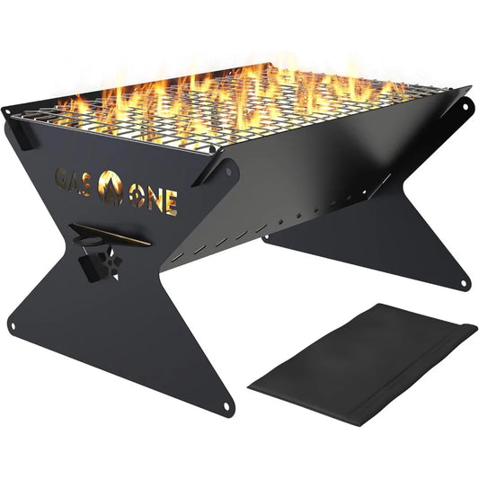 NBVCX Foldable Charcoal Grill For Camping And Outdoor Grilling