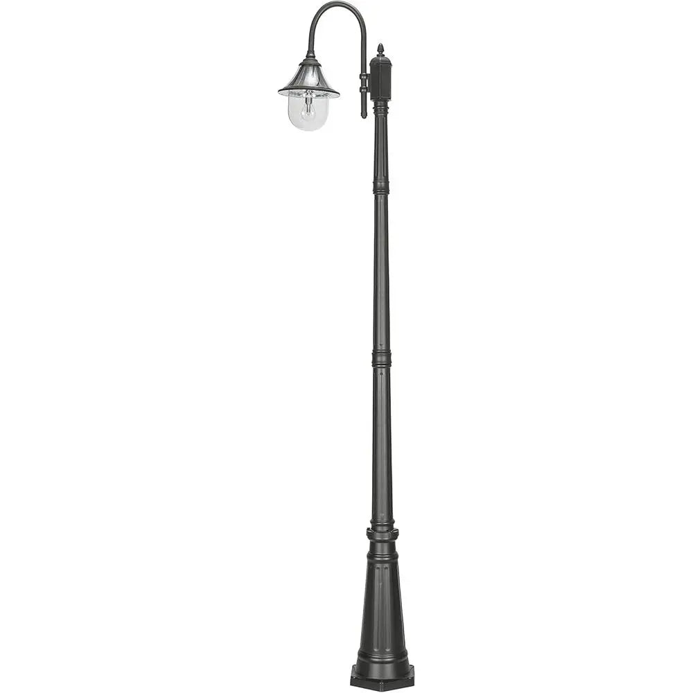 Outdoor Lamp Post Light Kit Resin Industrial Style Fixture