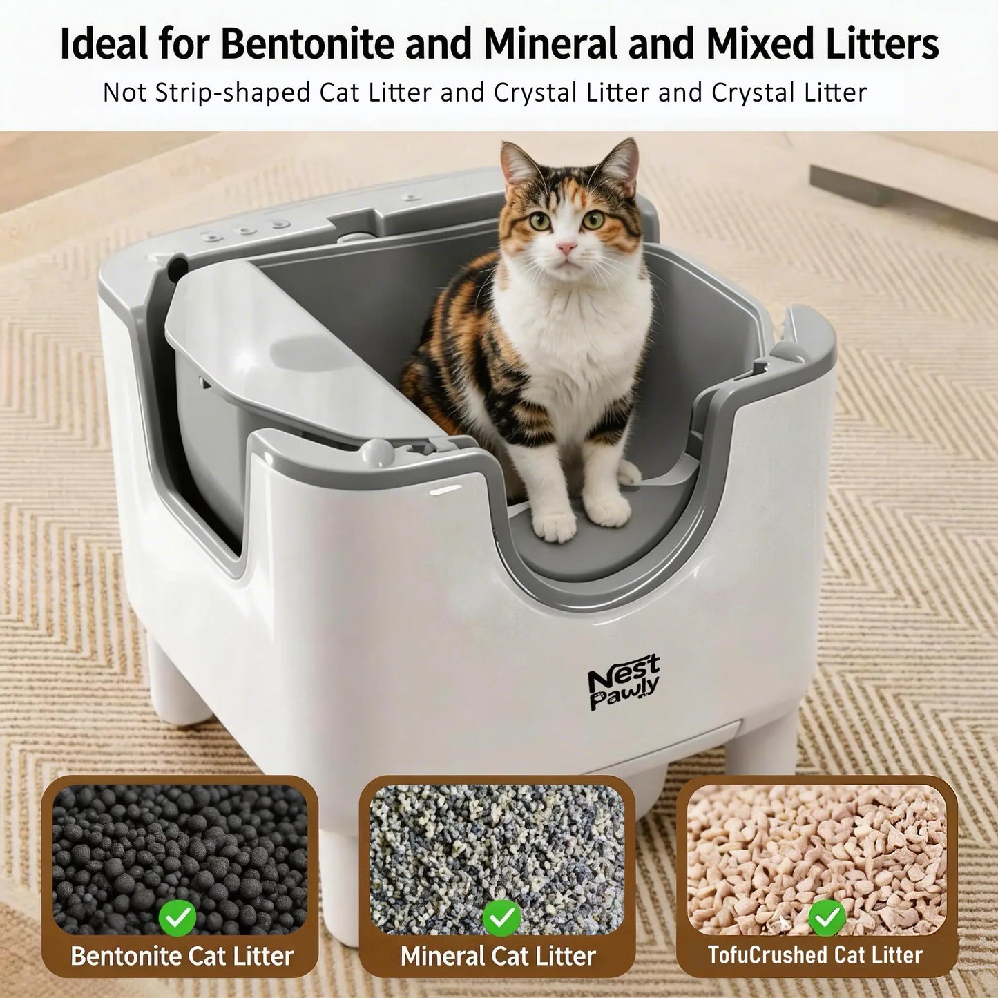 NestPawly M07 Automatic Self Cleaning Cat Litter Box