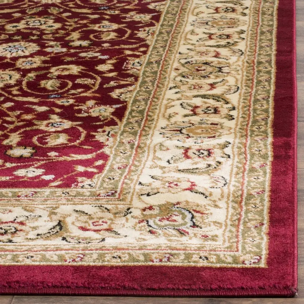 Oriental Area Rug Traditional Jacquard Plush Non-Shedding