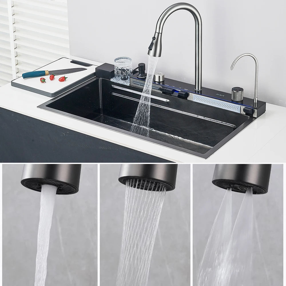 MYQualife Pia Smart Kitchen Sink Set With Digital Display Purifier