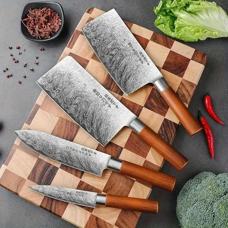 Feature Japanese Kitchen Knife Set Multi-Function Chef's Knife