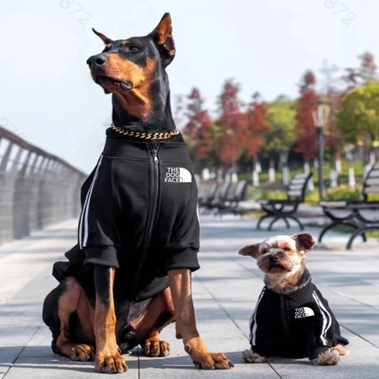 YUNFANCN Winter Fleece Dog Cozy Hoodie Jacket for Pets