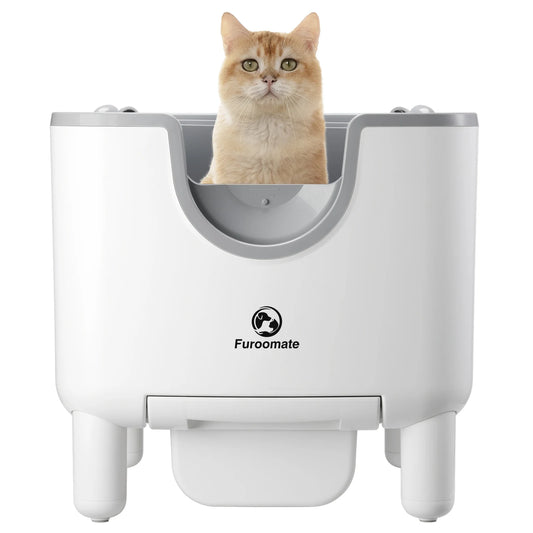 Furoomate F6 Self-Cleaning Litter Box Open Top With Odor Control