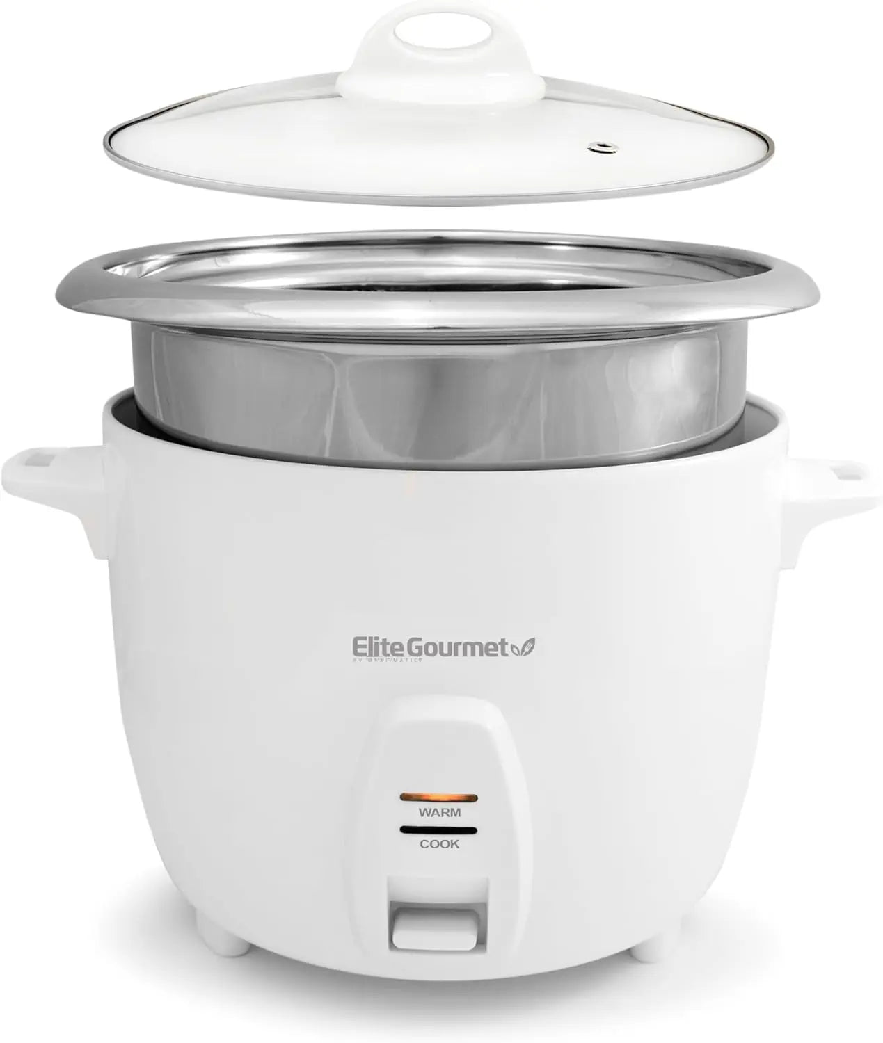 XMSJ Electric Rice Cooker With Stainless Steel Inner Pot