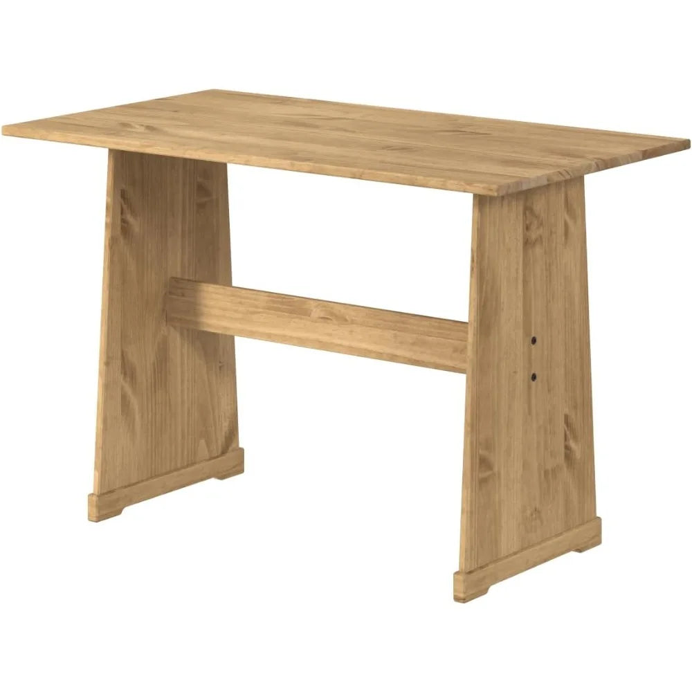 Solid Wood Corner Dining Table Set Farmhouse Dining Furniture