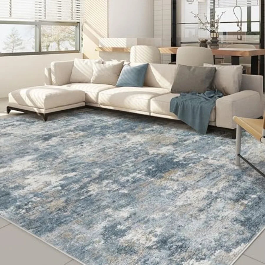 Boho Kilim Style Area Rug Polyester Machine Washable