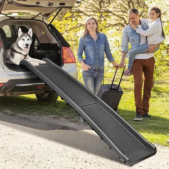 Folding Dog Ramp For Cars And SUVs Non Slip Durable
