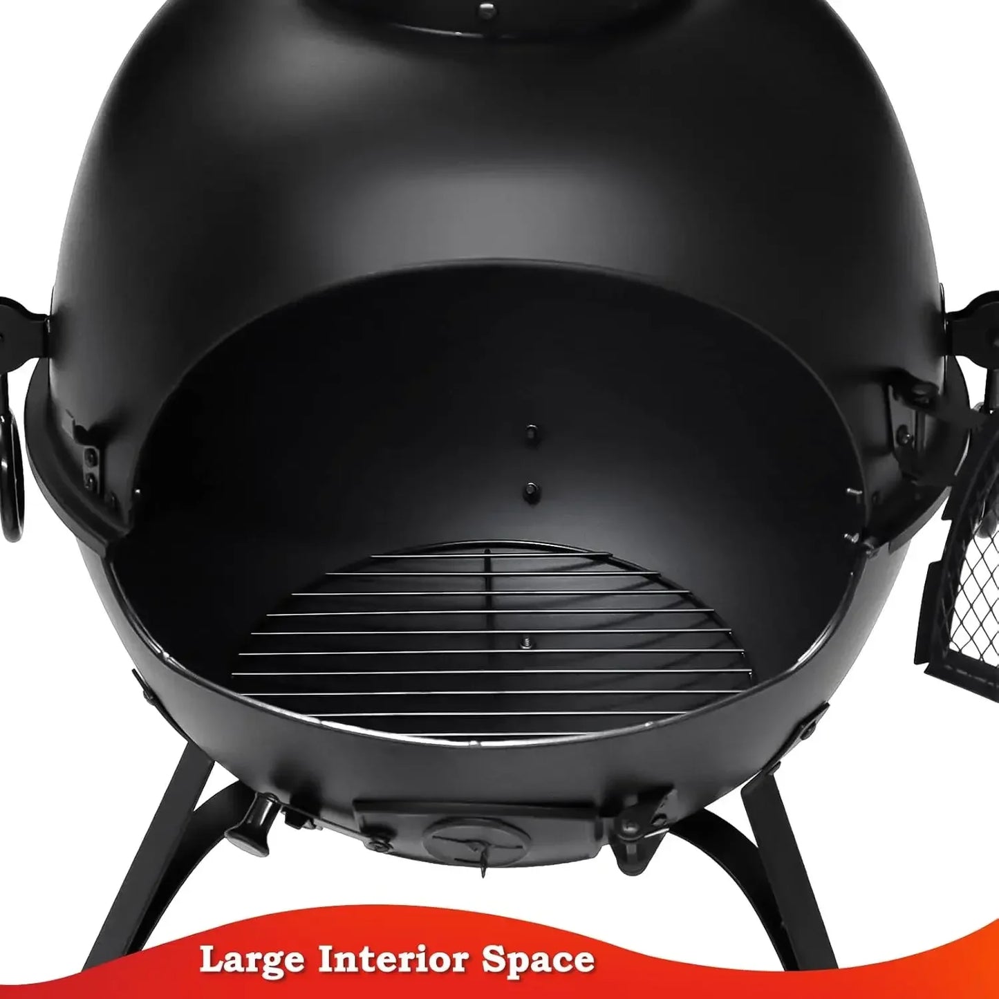 Prairie Fire Chiminea Fire Pit With Rust Free Iron Cover