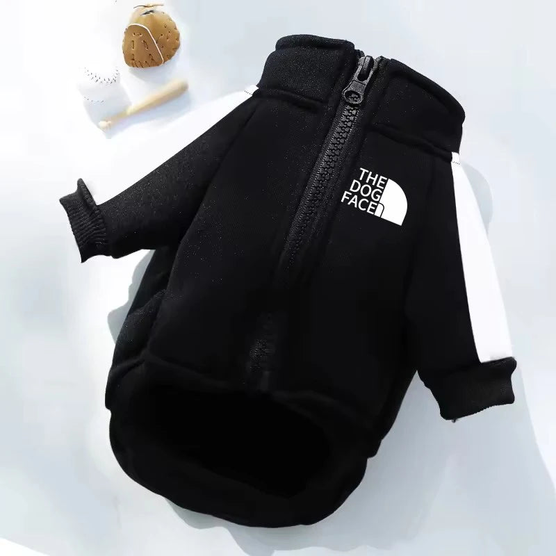 YUNFANCN Winter Fleece Dog Cozy Hoodie Jacket for Pets