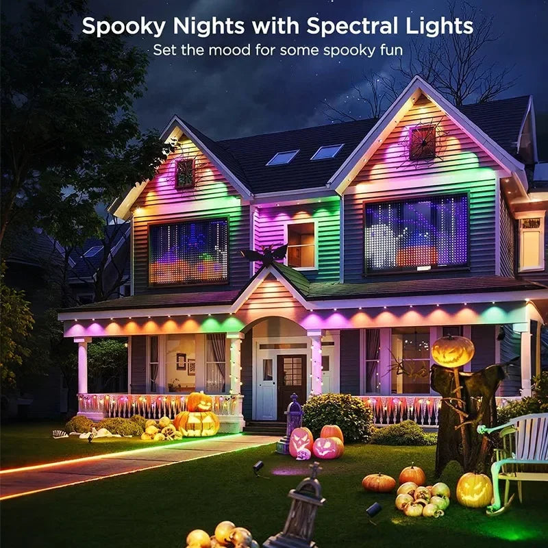 MIMIRGB Outdoor Waterproof RGB String Lights For Holidays