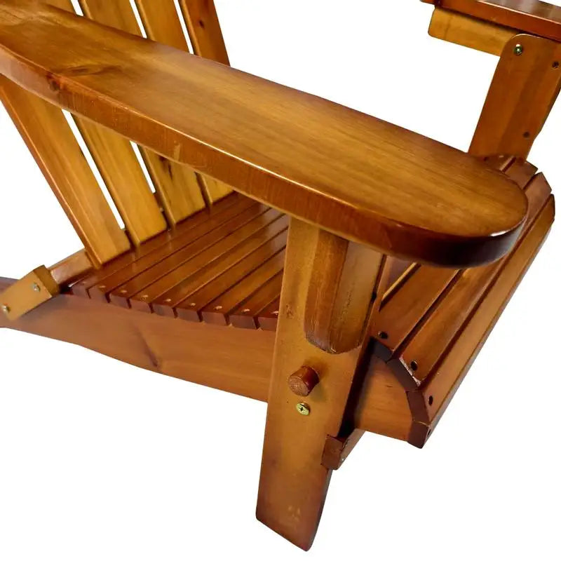 Foldable Outdoor Adirondack Chair For Indoor And Outdoor Use