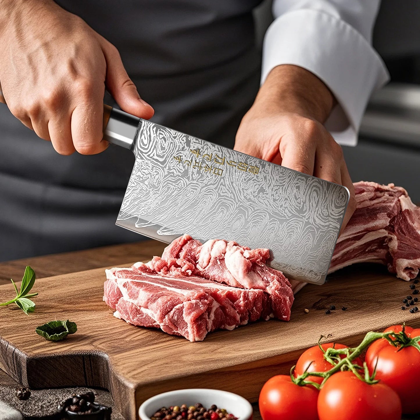 Ultra Sharp 4-Piece Japanese Chef Knife Set For Professional Kitchens
