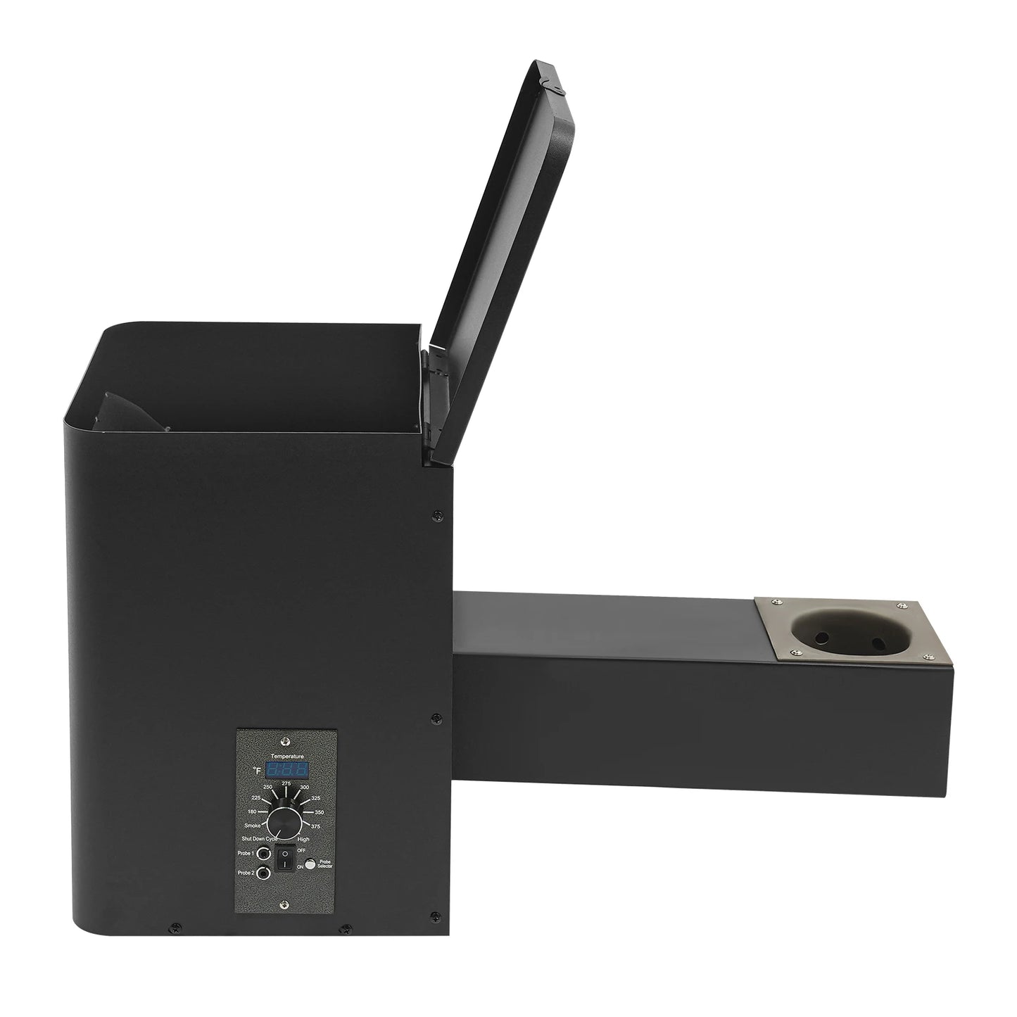 Electric Pellet Smoker Hopper Assembly Kit With Smart Temperature Control