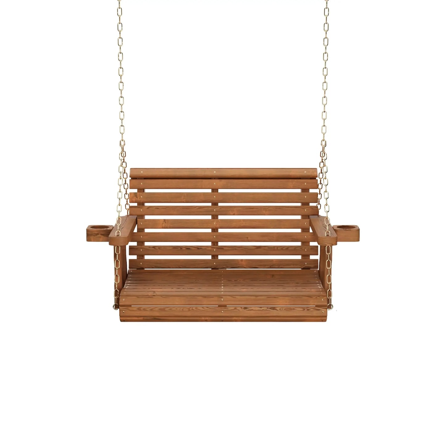 Casual Heavy Duty Porch Swing 700 Lb Capacity Cup Holders